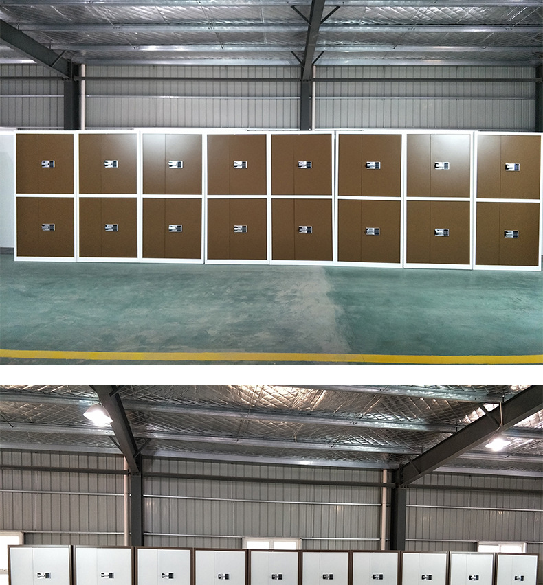 直边双节指纹柜