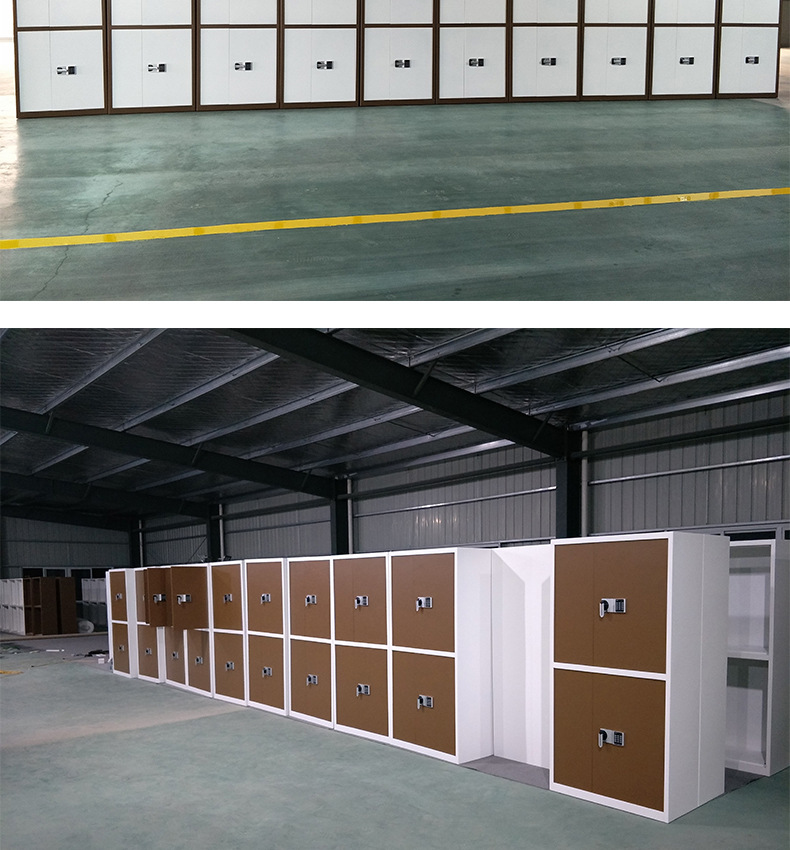 直边双节指纹柜