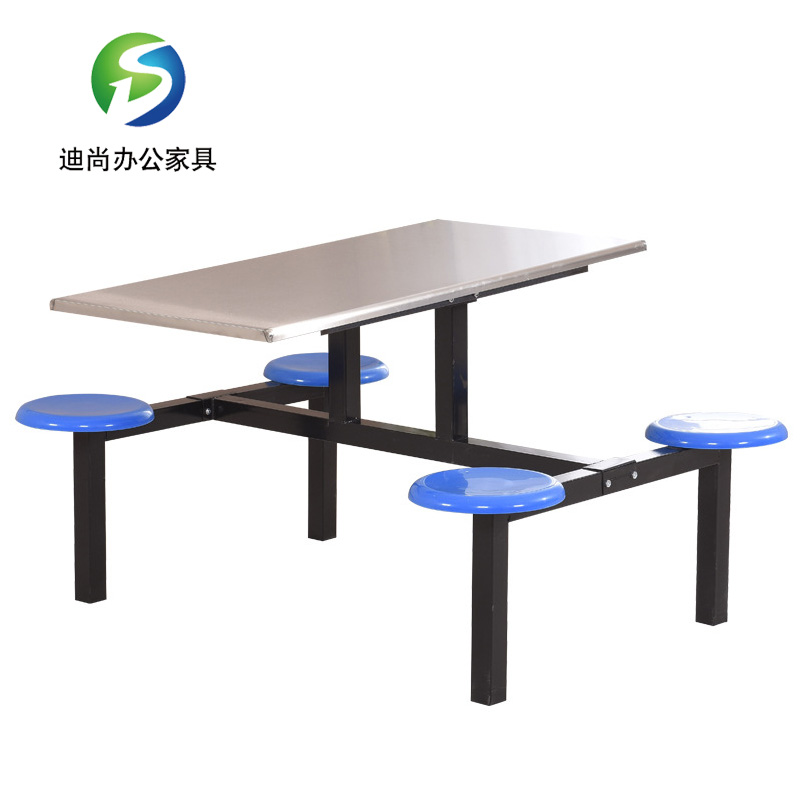 不锈钢圆凳餐桌